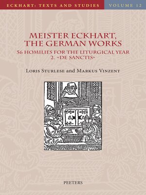 cover image of Meister Eckhart, the German Works